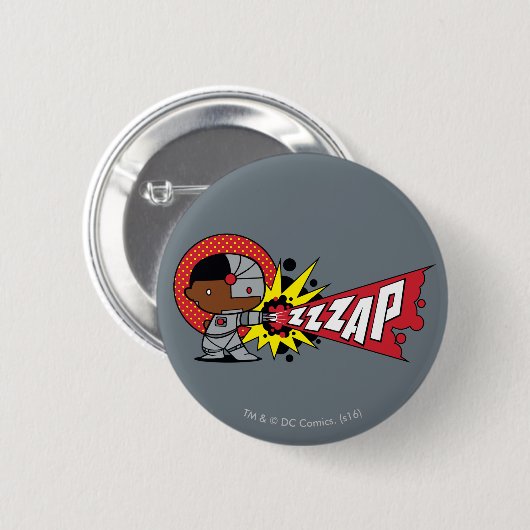 Chibi Cyborgs zybernetisches Cannon Button (Vorne & Hinten)