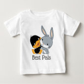 Chibi DAFFY DUCK™ & BUGS BUNNY™ Baby T-shirt (Vorderseite)