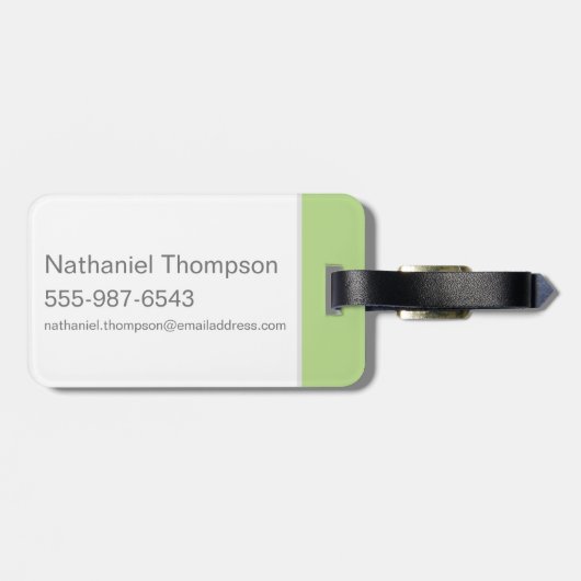 Chibi DAFFY DUCK™ & BUGS BUNNY™ Gepäckanhänger (Rückseite horizontal)