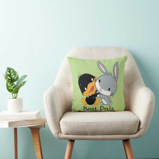 Chibi DAFFY DUCK™ & BUGS BUNNY™ Kissen (Stuhl )