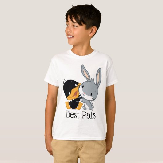 Chibi DAFFY DUCK™ & BUGS BUNNY™ T-Shirt (Vorne ganz)