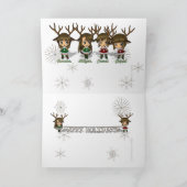Chibi Deer Card Feiertagskarte (Innenseite)