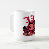 Chibi Devil - 333 Nur böse Hälfte der Zeit Kaffeetasse (Vorderseite Links)