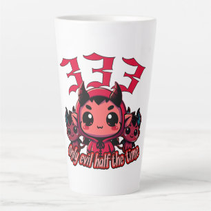 Chibi Devil - 333 Nur böse Hälfte der Zeit Milchtasse