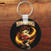 Chibi Dojo Distanz Timing Schlüsselanhänger (Rückseite)