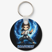 Chibi Dojo Mastery Flow Schlüsselanhänger