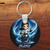 Chibi Dojo Mastery Flow Schlüsselanhänger (Rückseite)