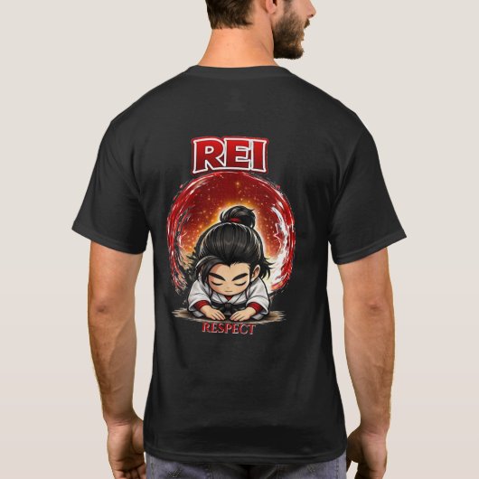 Chibi Dojo Rei Respect T-Shirt (Rückseite)