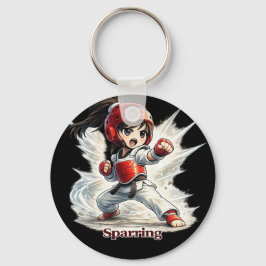 Chibi Dojo Sparring Breaking Schlüsselanhänger