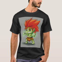 Chibi-Elektro-Dschungel-Biest | Süßer wilder Kämpf T-Shirt