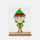 Chibi elf acrylschild (Vorderseite)