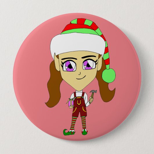 Chibi elf button (Vorderseite)