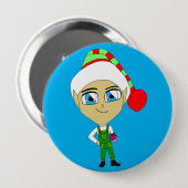 Chibi elf button (Vorne & Hinten)