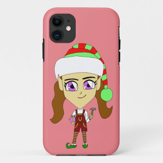 Chibi elf Case-Mate iPhone hülle (Rückseite)