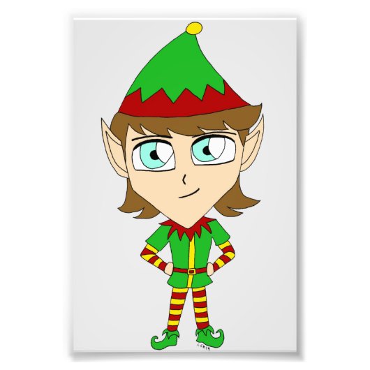 Chibi elf fotodruck (Vorne)