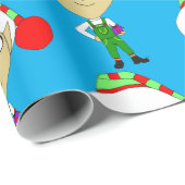 Chibi elf geschenkpapier (Rolleneckpunkt)