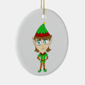 Chibi-elf-Keramik Keramik Ornament (Rechts)