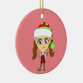 Chibi elf keramik ornament (Rechts)
