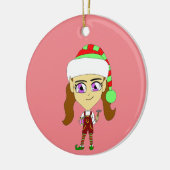 Chibi elf keramik ornament (Links)
