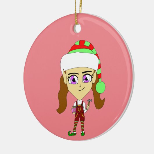 Chibi elf keramik ornament (Links)