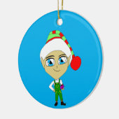 Chibi elf keramik ornament (Links)