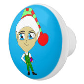 Chibi elf keramikknauf (Rechts)