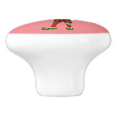 Chibi elf keramikknauf (Seitenansicht)