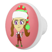 Chibi elf keramikknauf (Rechts)