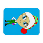 Chibi elf magnet (Horizontal)