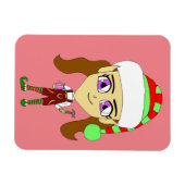 Chibi elf magnet (Horizontal)