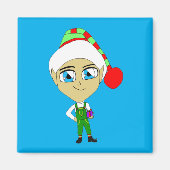 Chibi elf magnet (Vorne)