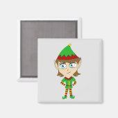 Chibi-Elf-Magnet Magnet (Vorderseite/Rückseite)