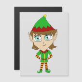 Chibi elf magnetkarte (Vorne/Hinten)