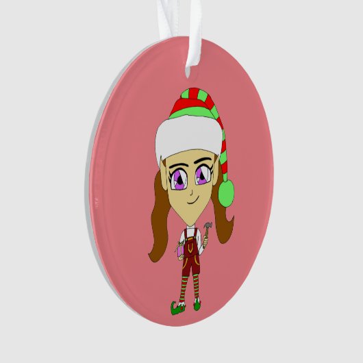 Chibi elf ornament (Vorderseite)