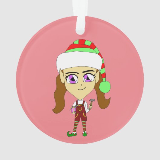 Chibi elf ornament (Rückseite)