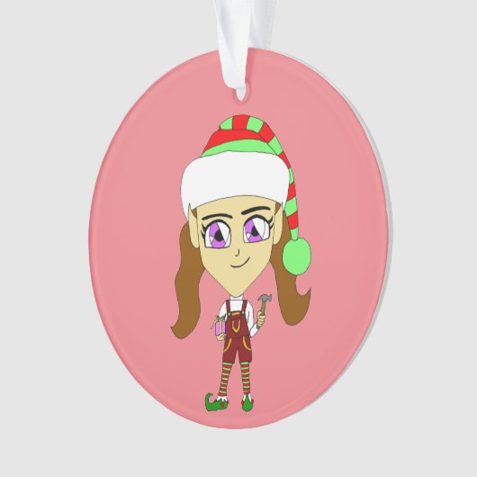 Chibi elf ornament (Vorderseite)