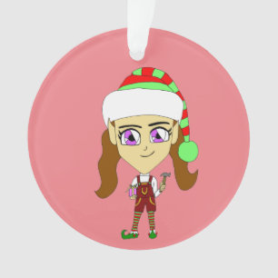 Chibi elf ornament