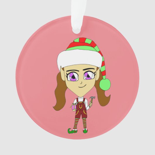 Chibi elf ornament (Vorderseite)