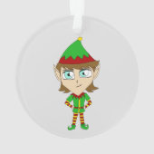 Chibi elf ornament (Rückseite)