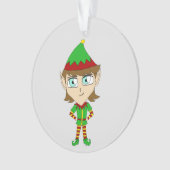 Chibi elf ornament (Vorderseite)