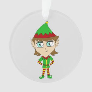Chibi elf ornament