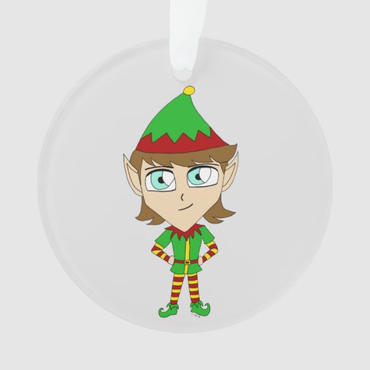 Chibi elf ornament (Vorderseite)