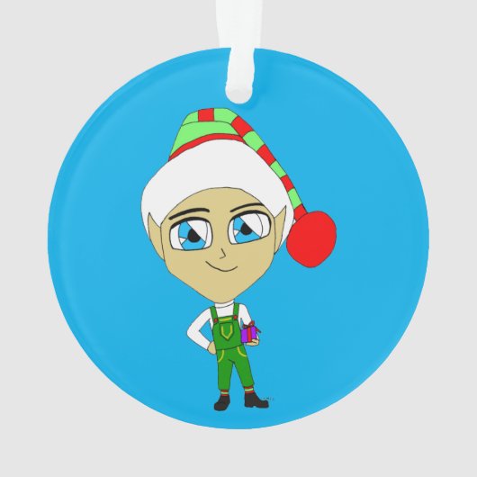Chibi elf ornament (Rückseite)