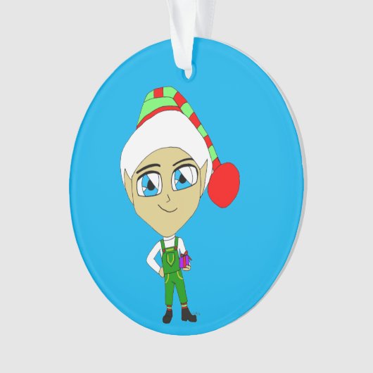Chibi elf ornament (Vorderseite)