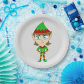 Chibi elf pappteller (Party)