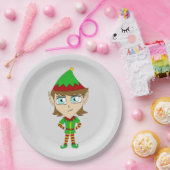 Chibi elf pappteller (Party)