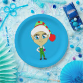 Chibi elf pappteller (Party)