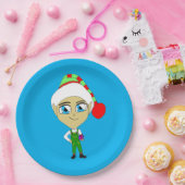 Chibi elf pappteller (Party)