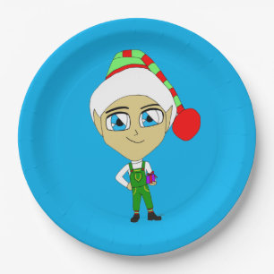 Chibi elf pappteller