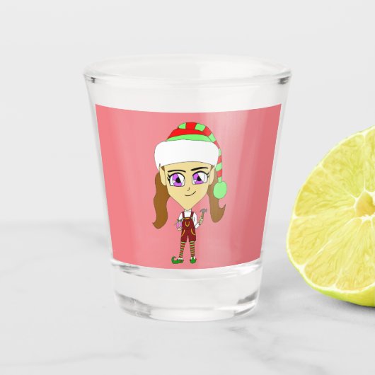Chibi elf schnapsglas (Vorderseite)